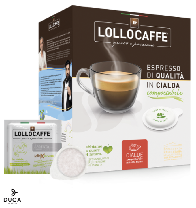 Lollo Caffè Miscela Argento Cialde ESE 100PZ