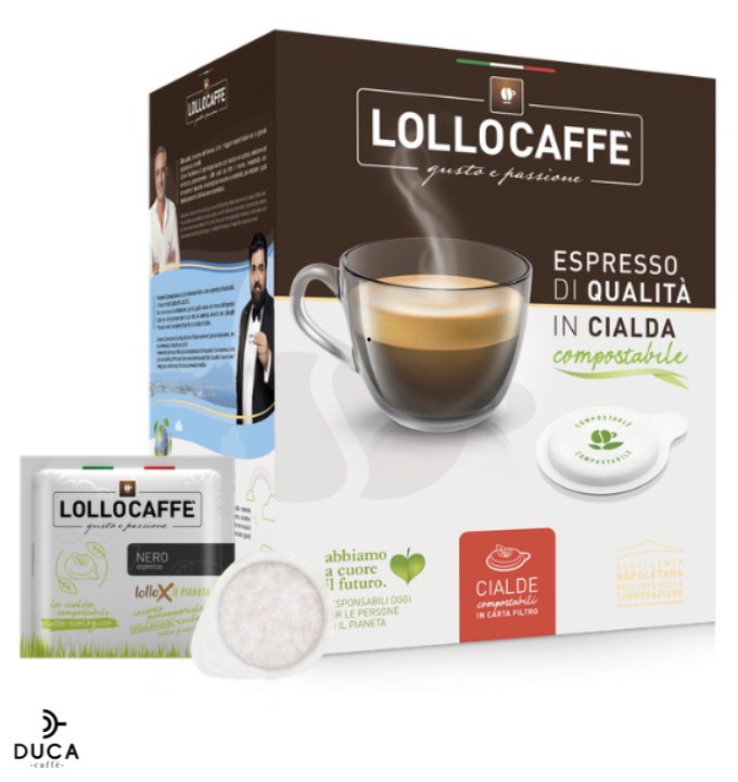 Lollo Caffè Miscela Nero Cialde ESE 100PZ