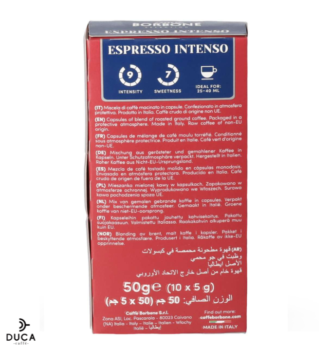 Caffè Borbone Espresso Intenso Compatibile Nespresso®* - 10 pz