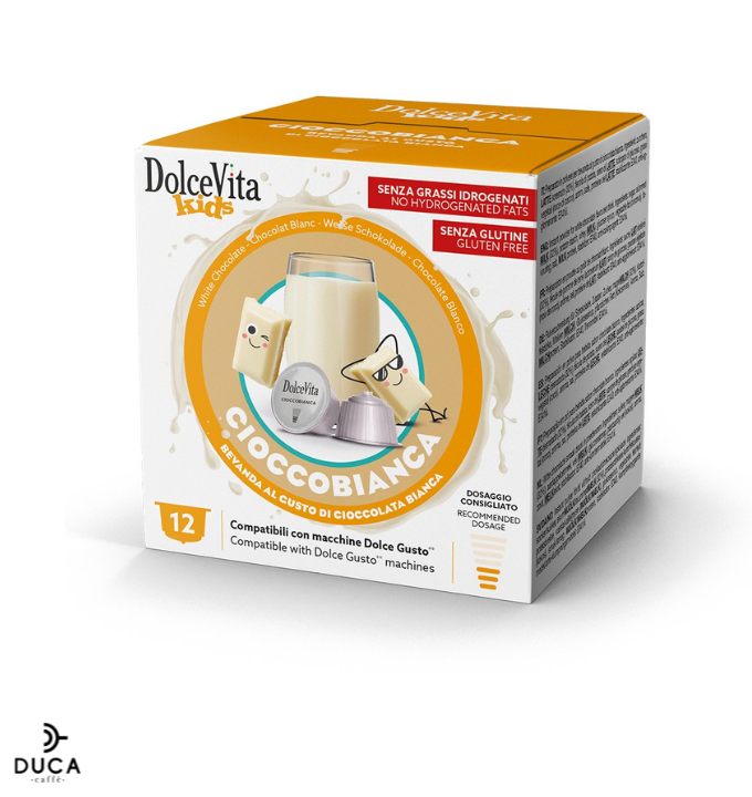 Scatola Dolce Vita compatibili Dolce Gusto ® CIOCCOBIANCA 12pz.