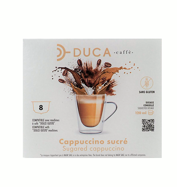 Capsule Duca Caffè compatibili Dolce Gusto ® CAPPUCCINO 8 pz.