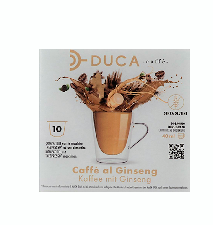 Capsule Duca Caffè compatibili Nespresso® GINSENG DOLCE 10pz.