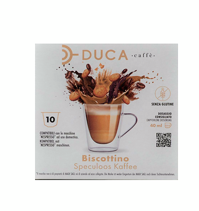 Capsule Duca Caffè compatibili Nespresso® BISCOTTINO 10pz.