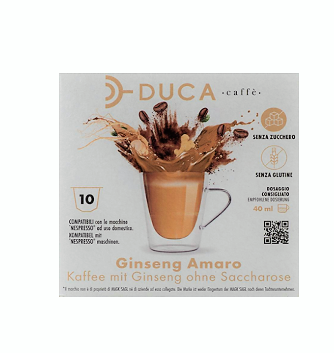 Capsule Duca Caffè compatibili Nespresso® GINSENG AMARO 10pz.