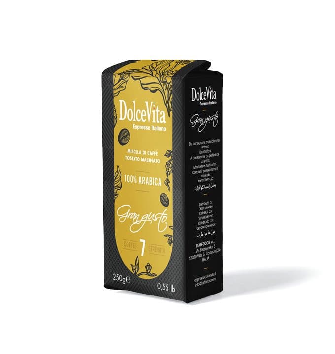 Confezione Caffè macinato 250 gr. GRAN GUSTO.