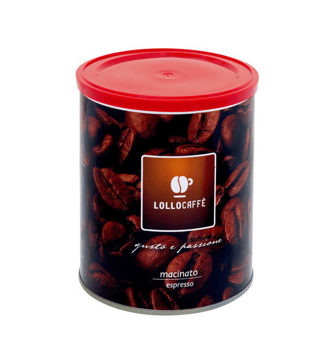 Caffè Macinato Lollo Caffè Espresso barattolo da 250g