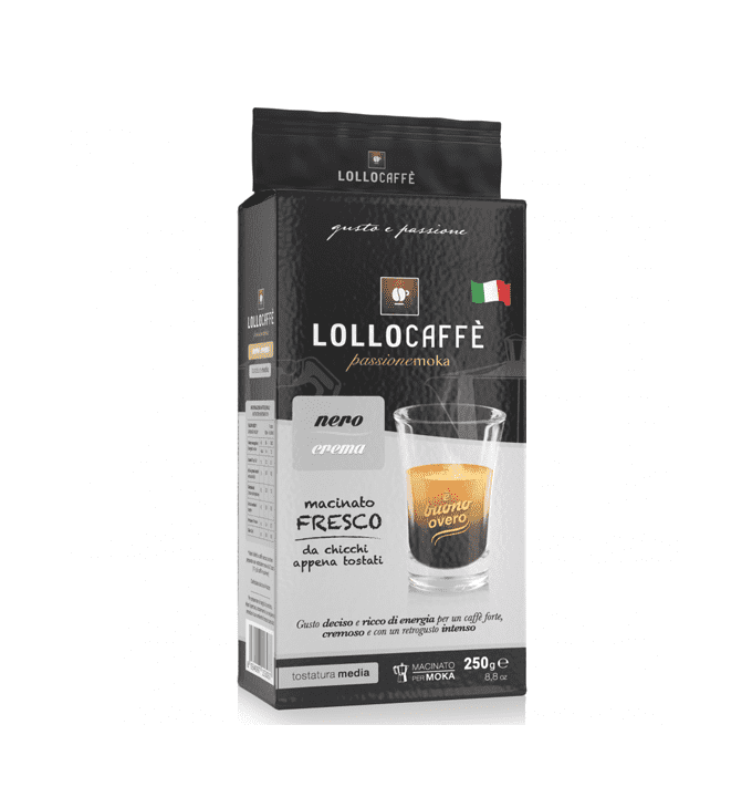 Lollo Caffè Nero Macinato 250g