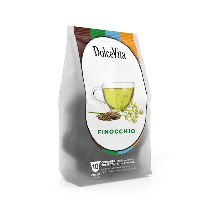 Scatola Dolce Vita compatibili Nespresso® TISANA AL FINOCCHIO 10pz
